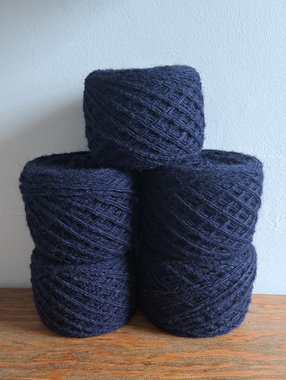 35% Merino 24% Alpaca Blend Navy Yarn, 475g